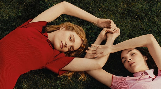 Наталья Водянова и Мариякарла Босконо в весенней кампании Stella McCartney