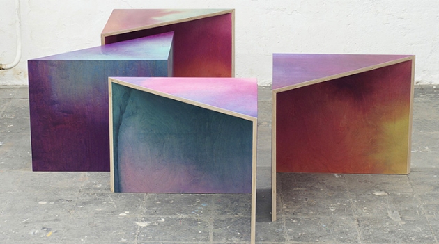 Meike Harde представят акварельные столики