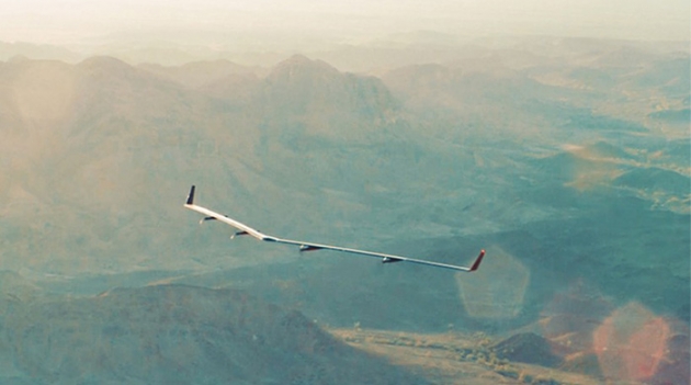 Facebook запустил свой первый дрон, раздающий интернет