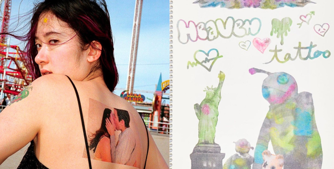 Marc Jacobs представил набор переводных татуировок