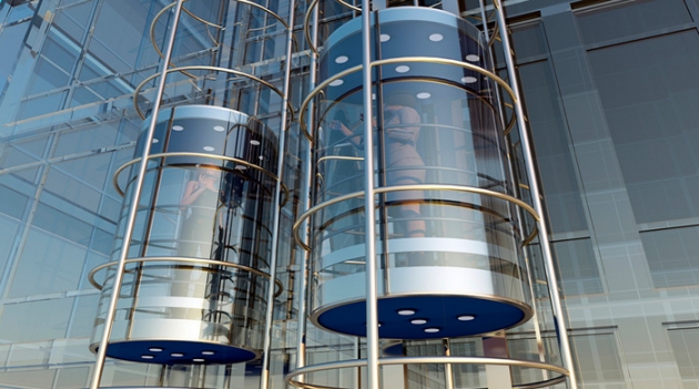 Умные лифты в лаборатории Microsoft в Редмонде