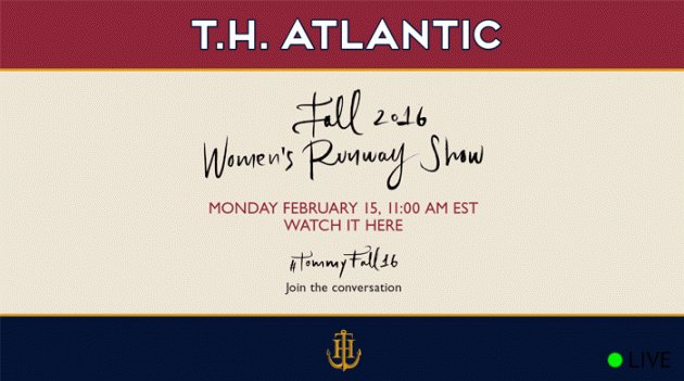Прямая трансляция Tommy Hilfiger, осень-зима 2016