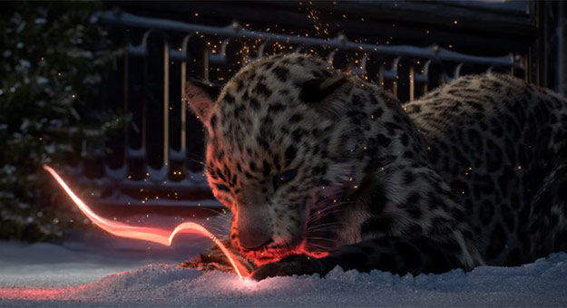 Сказочная пантера в рождественском ролике Cartier