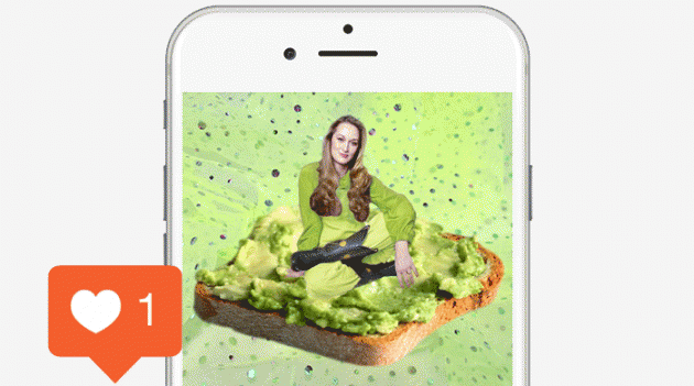 Подписываемся: @tasteofstreep с коллажами из фотографий Мэрил Стрип и еды