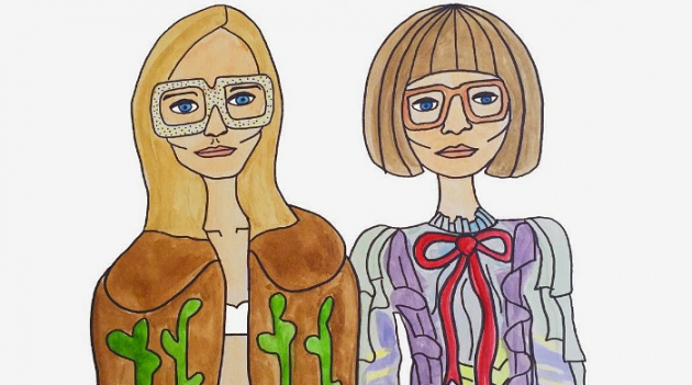 Подписываемся: cмешные дудлы о мире моды @angelicahicks