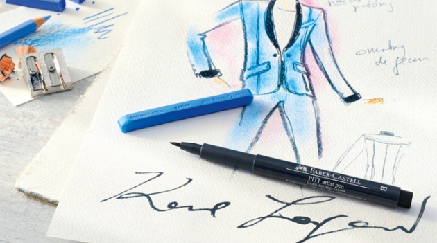 Карл Лагерфельд сделал \"набор художника\" для Faber-Castell