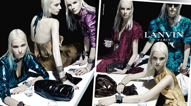 Саша Лусс в весенней кампании Lanvin: первый кадр
