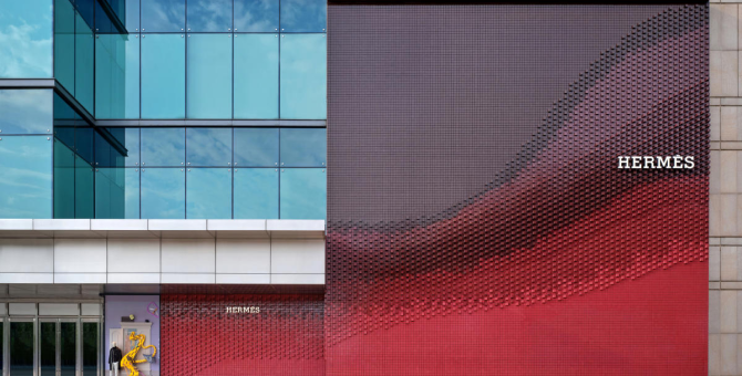 Hermès открыл еще один бутик в Китае