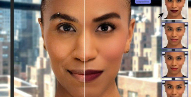 Maybelline New York запустил приложение виртуального макияжа