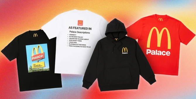 Стритвир-бренд Palace выпустит коллаборацию с McDonald's