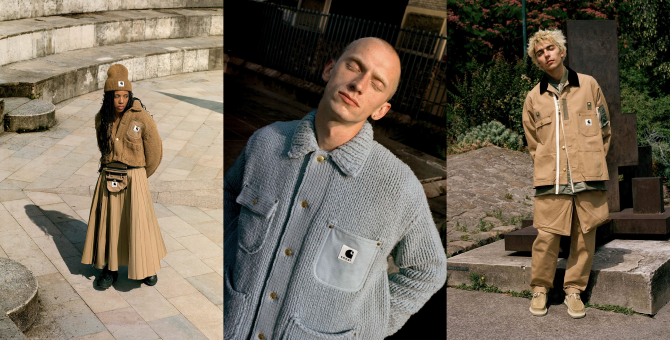 sacai показал коллаборацию с Carhartt WIP