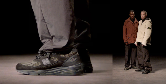 New Balance в коллаборации со Stone Island выпустит кроссовки