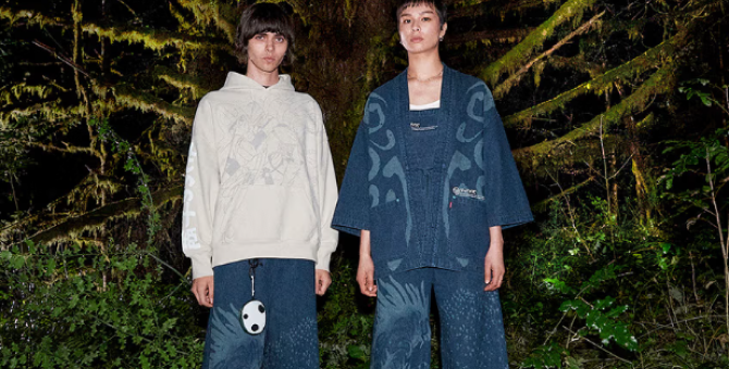 Levi's и студия Ghibli выпустили капсулу, вдохновленную аниме «Принцесса Мононоке»