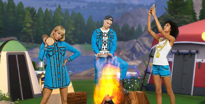Джереми Скотт выпустил капсульную коллекцию по мотивам The Sims
