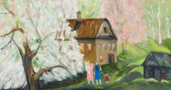 В Петербурге открылась выставка памяти художницы Гели Писаревой 