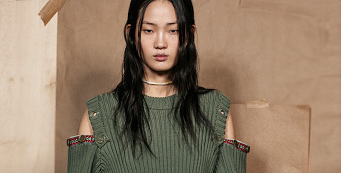 Комбинезоны цвета хаки и рубашки с камуфляжным узором в новой коллекции Zara SRPLS