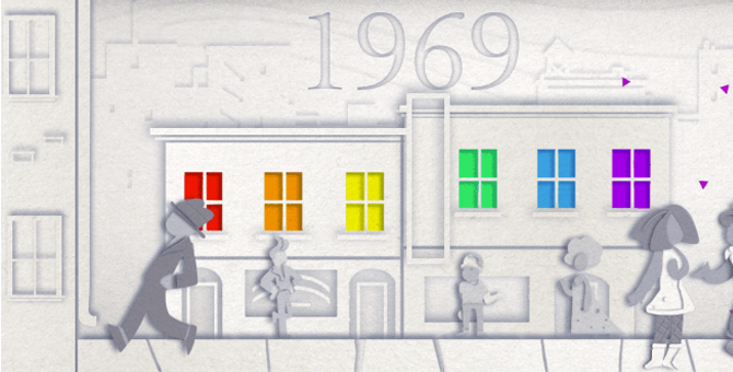 Google посвятила дудл истории ЛГБТ-сообщества