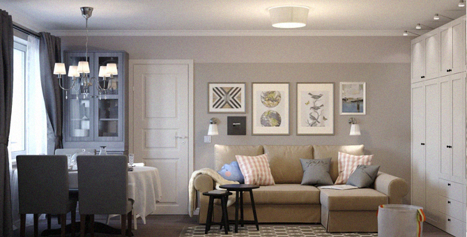 У IKEA появилась библиотека дизайн-проектов для квартир в российских типовых домах