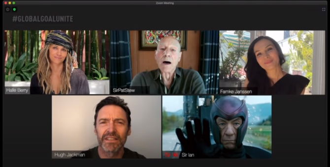 Звезды фильма «Люди икс» устроили ностальгическую встречу в Zoom