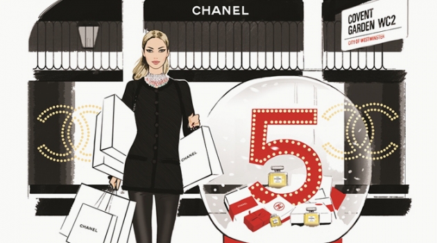 Chanel открыл предновогодний бьюти-салон в Ковент-Гардене