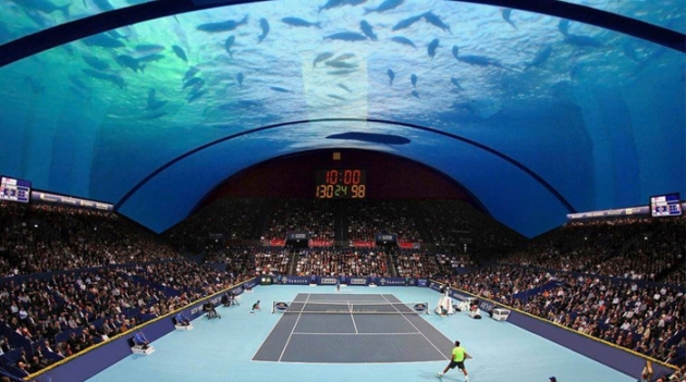 В Дубае построят теннисные корты под водой