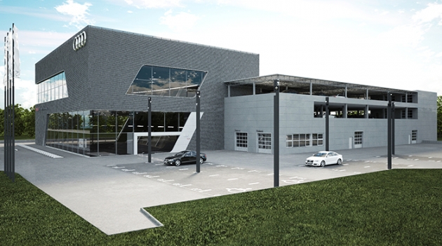 Audi открыли крупнейший дилерский центр в России
