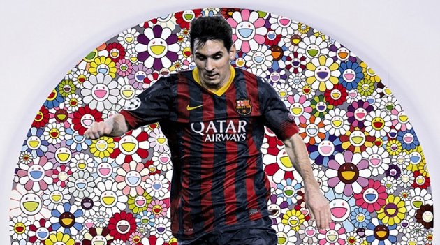 Дэмиен Херст, Лионель Месси и Такаши Мураками в проекте UNICEF