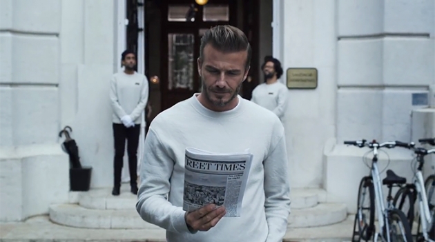 Дэвид Бекхэм и 350 его \"близнецов\" в смешном ролике H&M