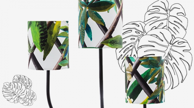 \"Тропические\" светильники Christian Lacroix