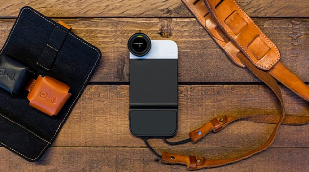 Чехол для iPhone с возможностями профессиональной фотокамеры