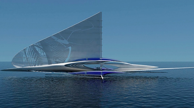 Футуристичный дизайнер Марго Красоевич представила концепт яхты будущего