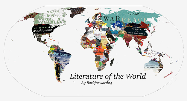 От Борхеса до Толстого: карта самых влиятельных книг со всего мира
