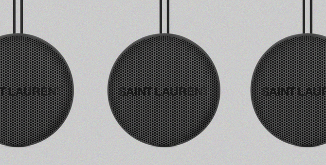 Saint Laurent выпустил коллаборацию с Bang & Olufsen