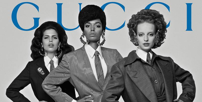 Gucci выпустил кампанию в стиле съемок из журналов прошлого века