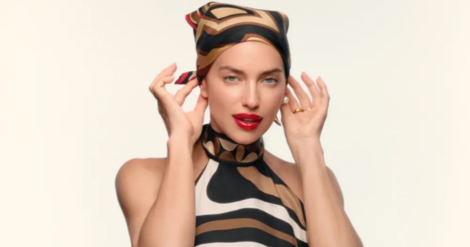 Ирина Шейк стала лицом праздничной кампании Pucci