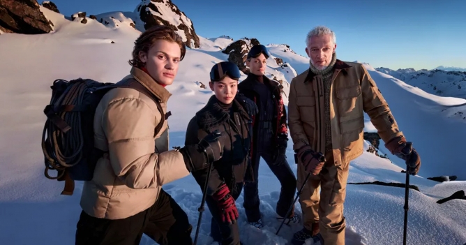 Венсан Кассель и Эмбер Валлетта снялись для Moncler Grenoble