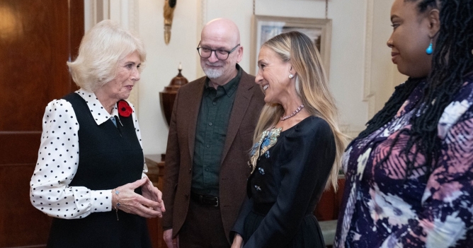 Сара Джессика Паркер присутствовала на приеме королевы Камиллы