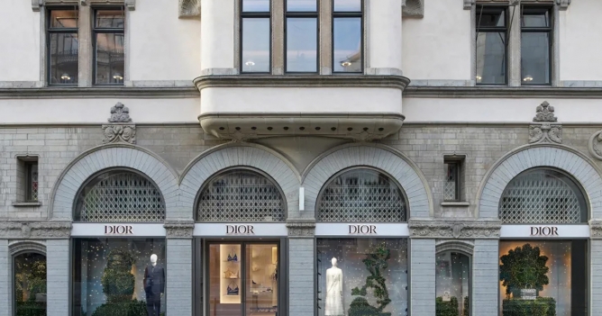 Dior открыл первый бутик в Швеции