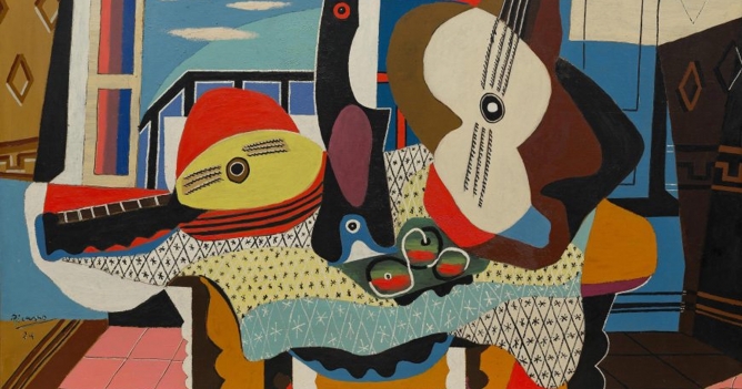 Исчезла картина Пабло Пикассо «Натюрморт с гитарой»