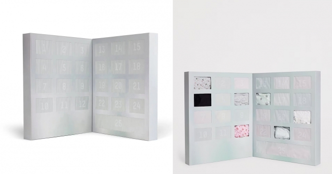 Бренд Ким Кардашьян Skims выпустил лимитированный адвент-календарь