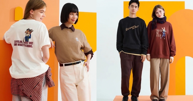 Uniqlo создали коллекцию по мотивам мультфильма «Зверополис-2»