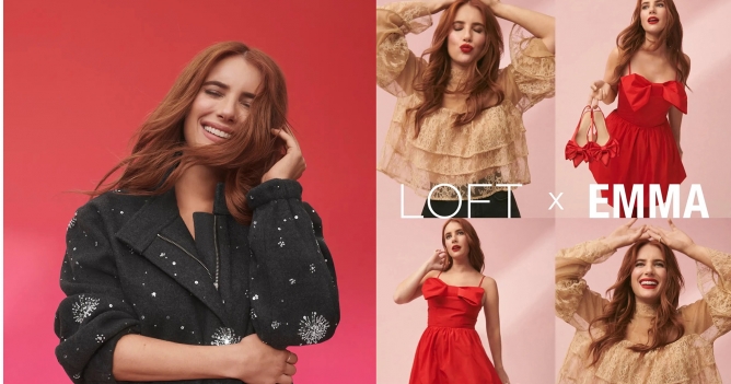 Эмма Робертс снялась в рекламной кампании Loft