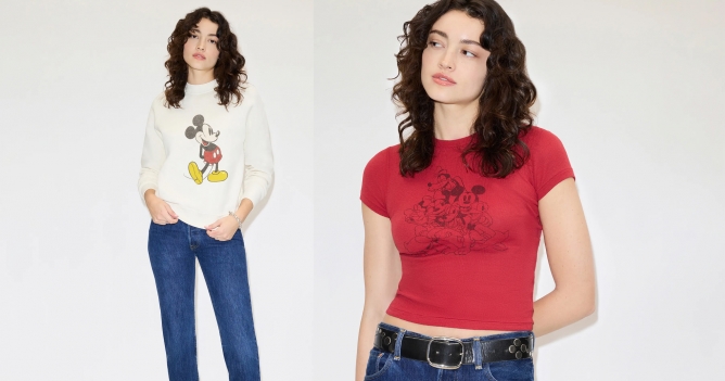 Бренд Re/Done выпустил совместную коллекцию с Disney