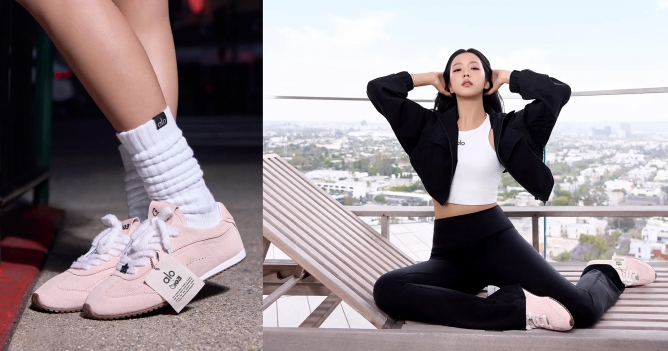 K-pop-певица Джису создала дизайн кроссовок Alo Sunset