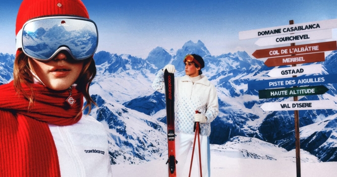 Бренд Casablanca выпустил горнолыжную коллекцию