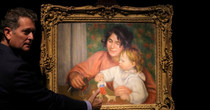 Картину Ренуара продали на аукционе в Париже за 1,8 миллиона евро