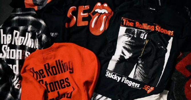 Группа The Rolling Stones и бренд Wind and Sea показали совместную коллекцию