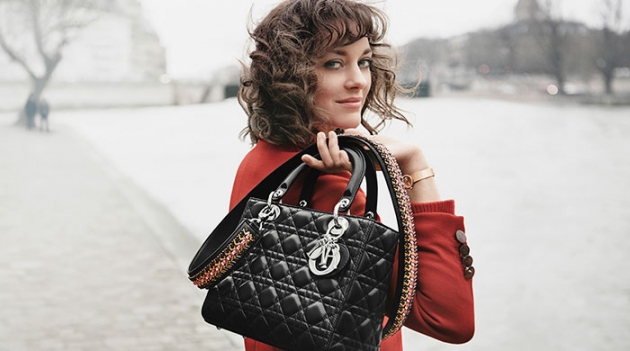 Марион Котийяр в новой рекламной кампании Lady Dior