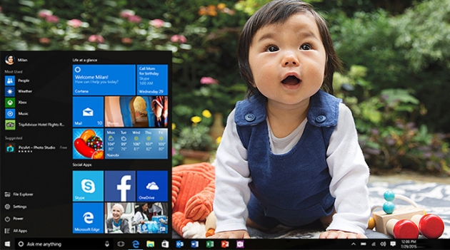 Microsoft доверил рекламу Windows 10 детям