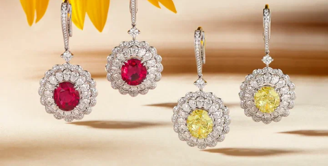 В Mercury появились серьги Chopard с рубинами и желтыми бриллиантами